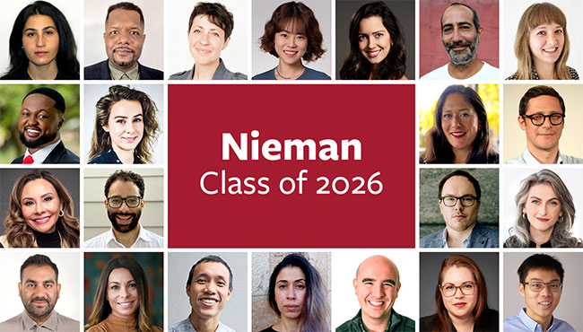 The Nieman Foundation for Journalism at Harvard announces its 88th class of fellows