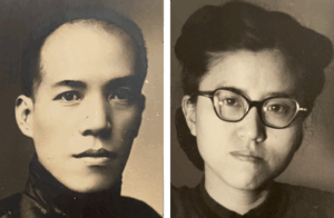 Liang Qichao and his eldest grandchild, Zhou Nianci