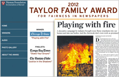 2012 Taylor Award thumbnail