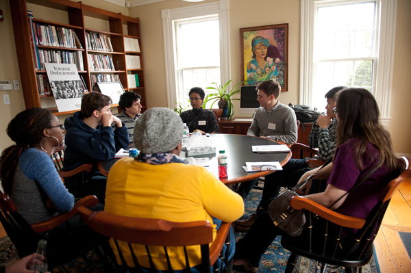 2014 Nieman Fellow Tammerlin Drummond shares her experiences, tips and personal perspectives to a small group of students at the 2014 Christopher J. Georges Conference on College Journalism.
