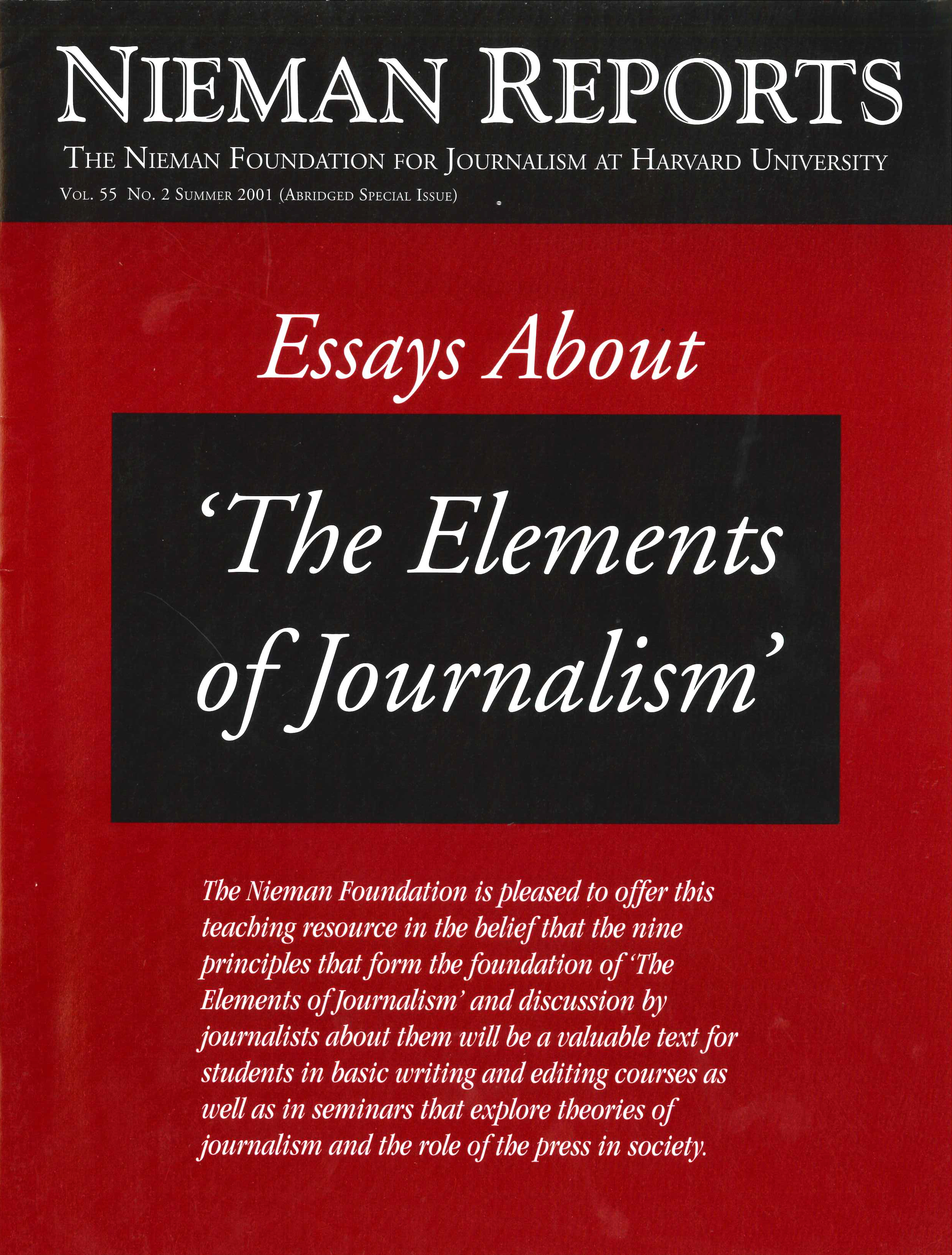 Special Issue 2001