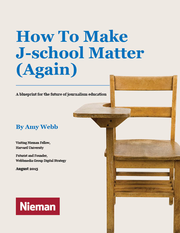 How To Make J-school Matter (Again) Cover