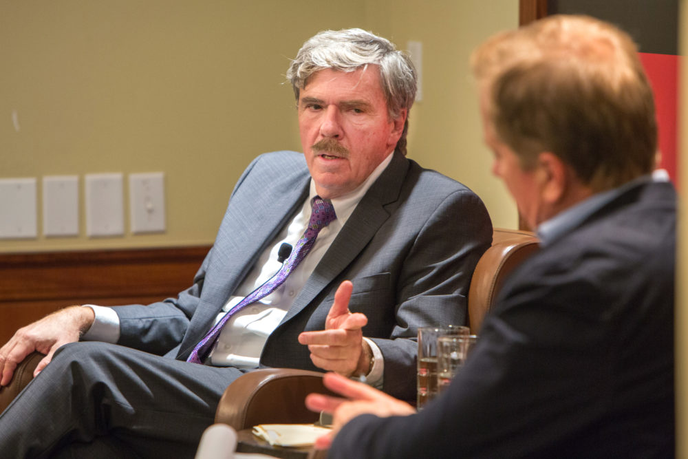 After reporting on the Iran-Contra affair in the 1980s, Robert Parry, left, founded Consortiumnews.com in 1995 as an independent online magazine