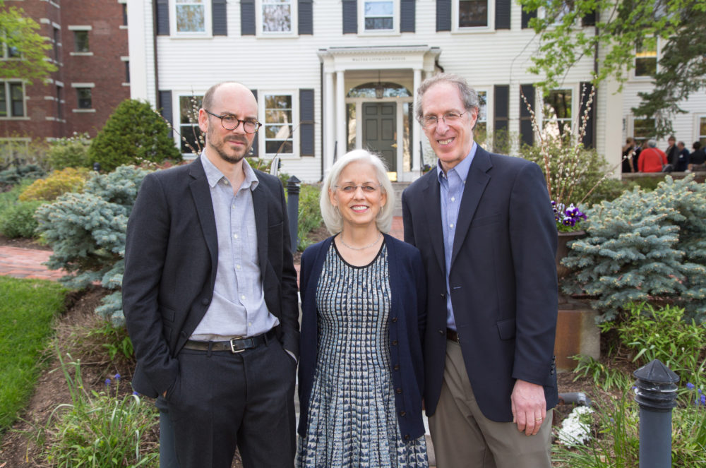 Nikolaus Wachsmann, Susan Southard and Steve Luxenberg, winners of the 2016 J. Anthony Lukas Prize Project awards
