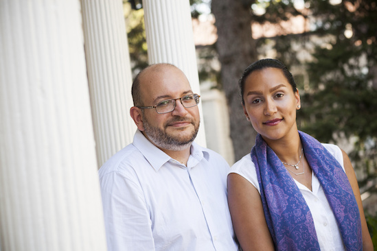 Jason Rezaian and his wife, Yeganeh