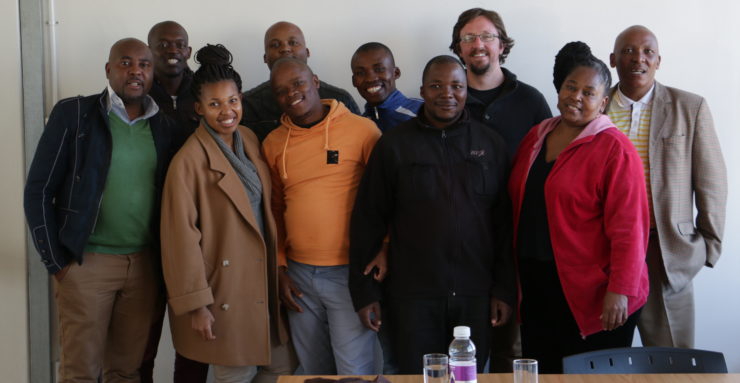Paul McNally (top row, second from right) and the Citizen Justice Network team