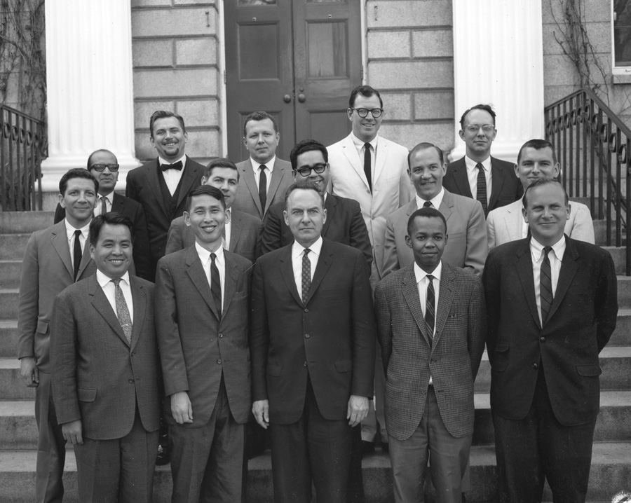 Ray Jenkins (top row, fourth from left) with the Class of 1965