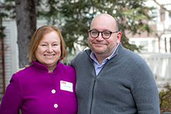Nieman Advisory Board member Amanda Bennett and 2017 Nieman Fellow Jason Rezaian