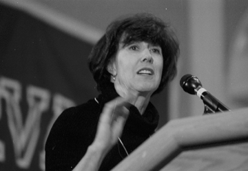 Ephron, Nieman narrative conference, 2001 (photo by Herb Swanson)