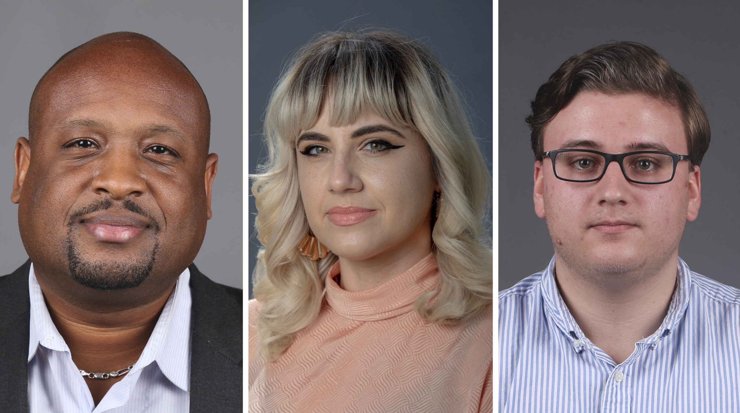 Three Tampa Bay Times reporters: Corey G. Johnson, Rebecca Woolington and Eli Murray
