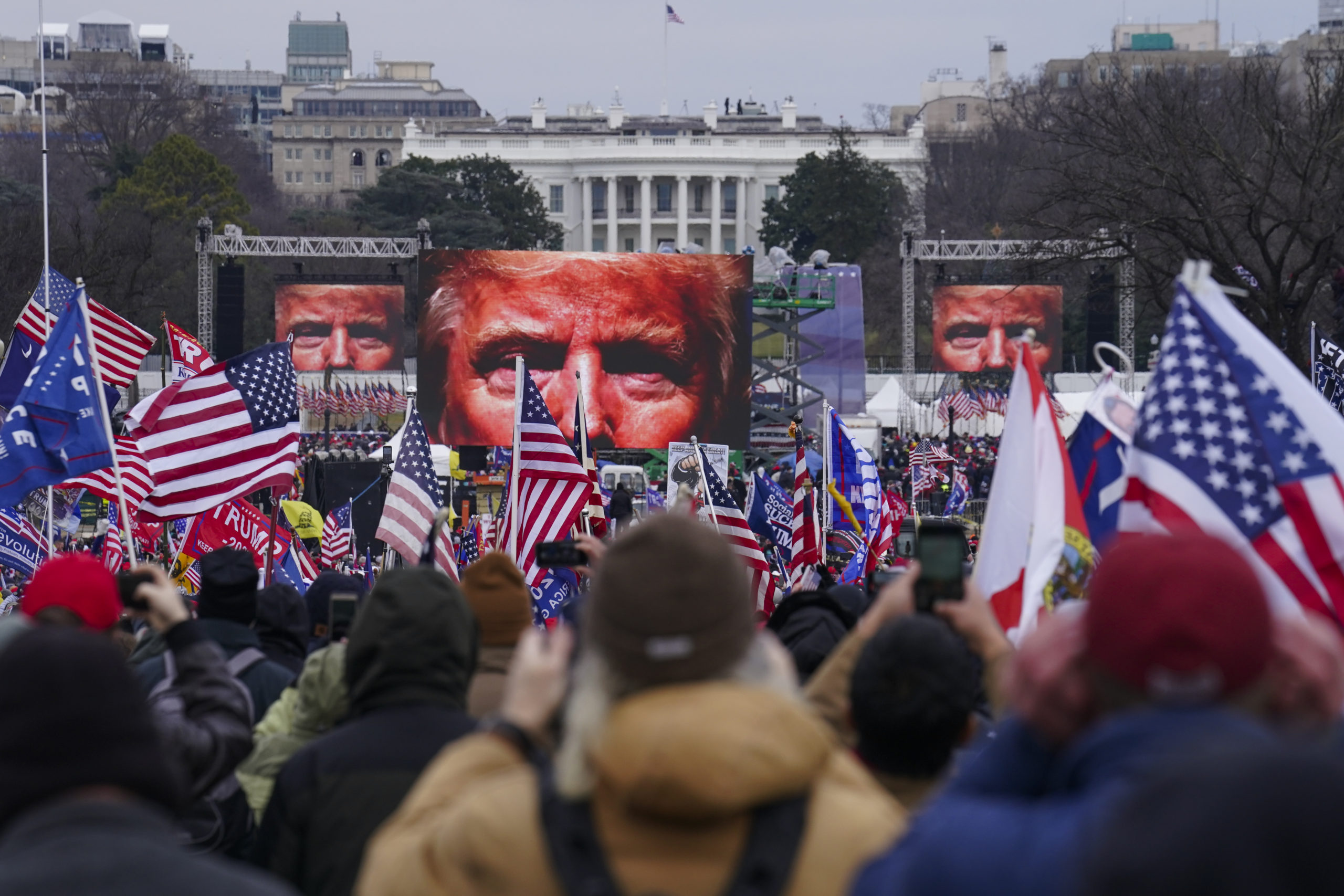 Trump supporters rally in Washington on Jan. 6. The self-coups in Latin America in the '90s can help U.S. journalists understand the media's role in preventing another insurrection
