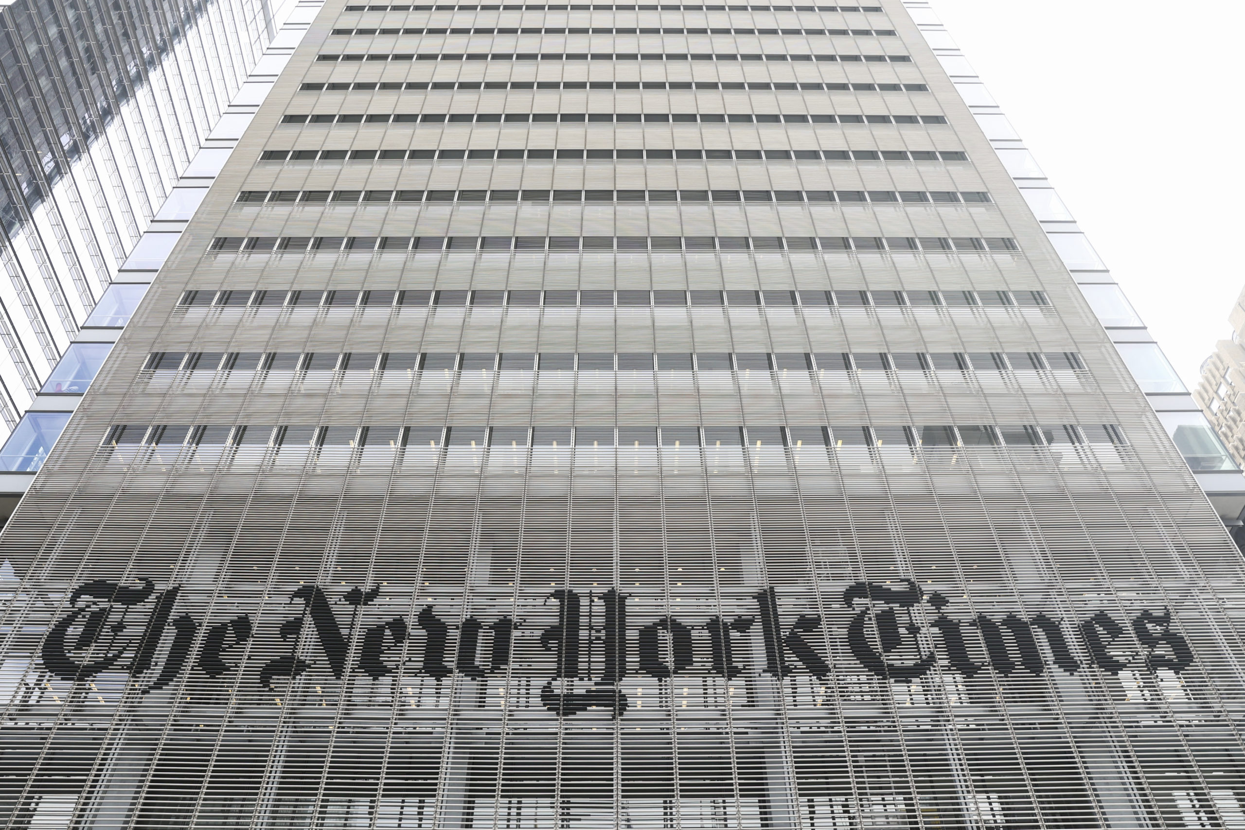 The New York Times building in New York City, October 2022