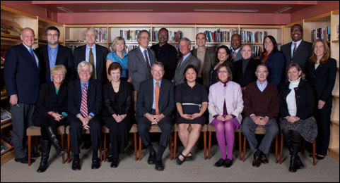 board members wheatley conway lorie row jr william president left front